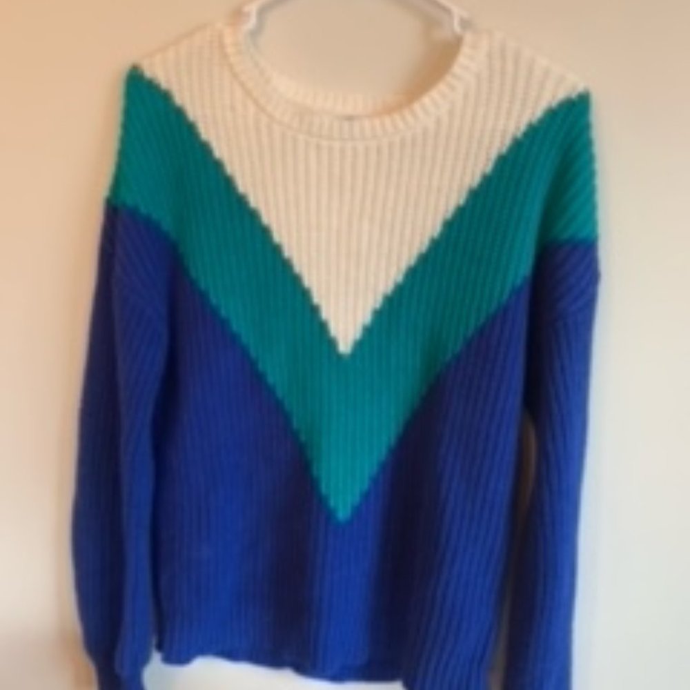Time and Tru Colorblock Sweater